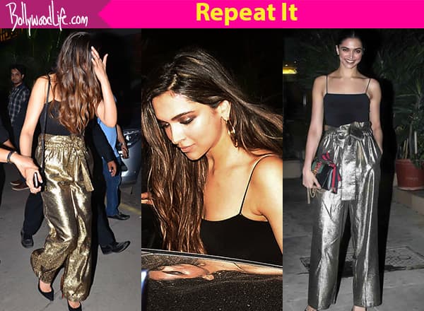 deepika padukone repeats her